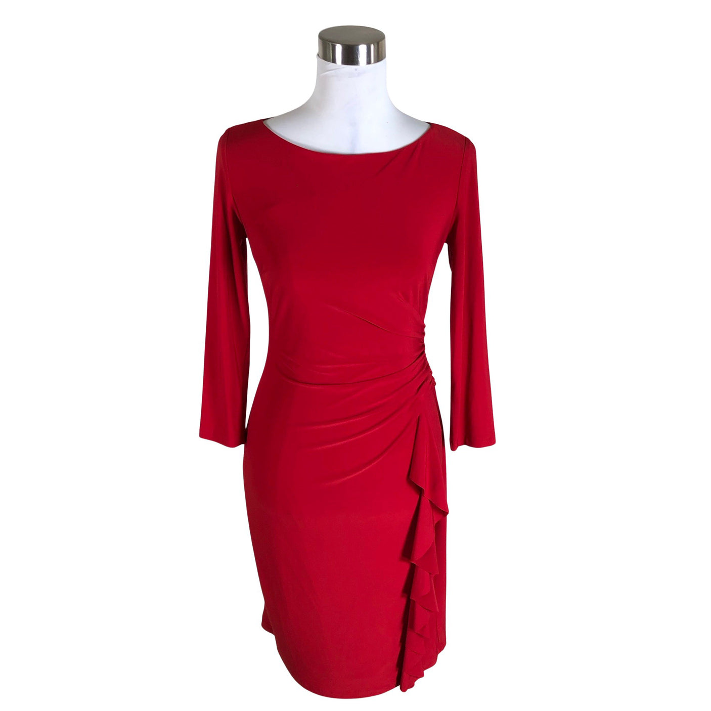 Unisex Lauren Ralph Lauren - Tricot dress, size 36 - Red (1)