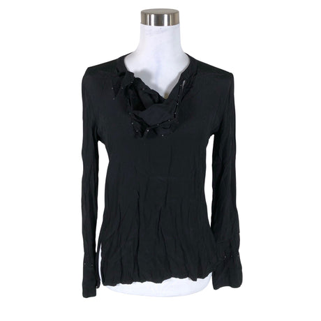 Unisex Massimo Dutti - Blouse, size 36 - Black ()