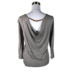 Unisex Massimo Dutti - Tricot shirt, size 36 - Gray (2)
