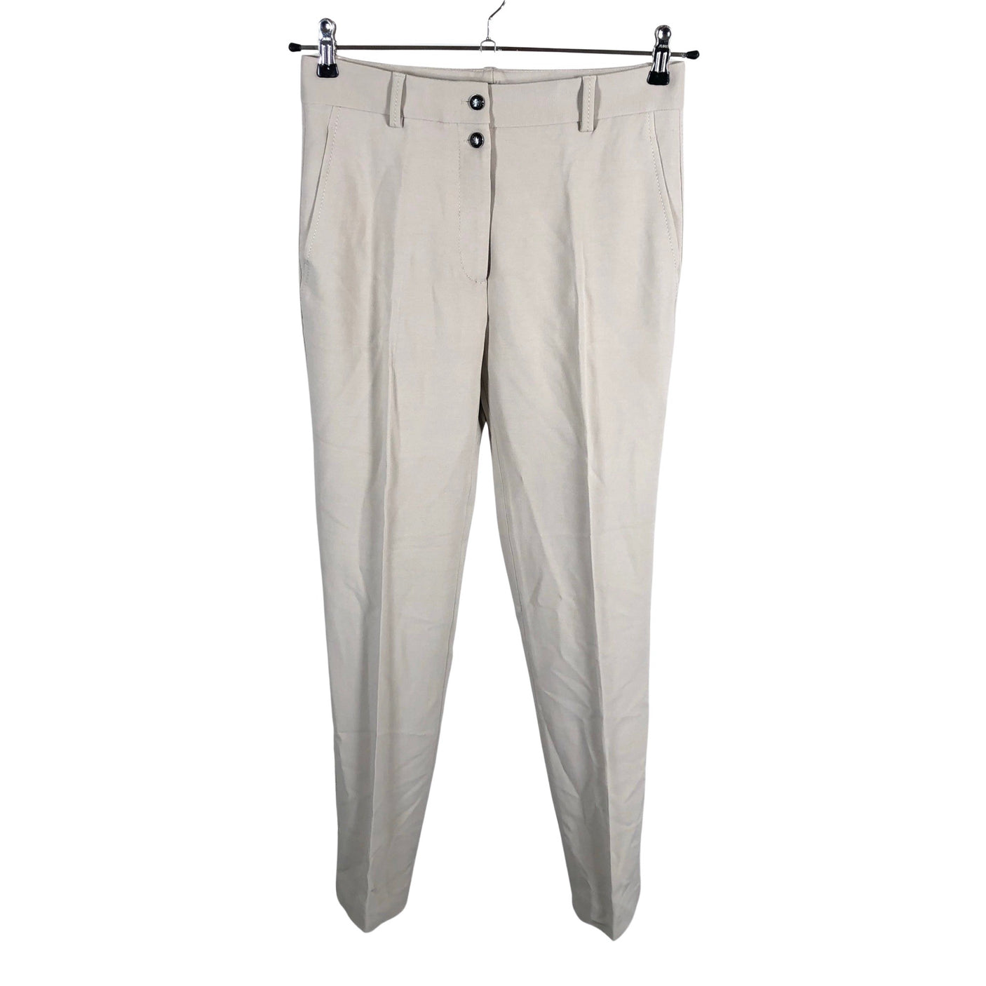 Unisex Massimo Dutti - Straight leg trousers, size 38 - Beige (1)