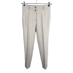 Unisex Massimo Dutti - Straight leg trousers, size 38 - Beige (1)