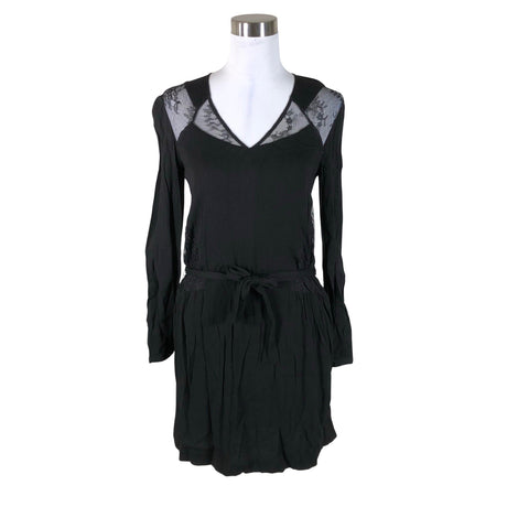 Unisex Comptoir des cotonniers - Schiffon dress, size 34 - Black ()