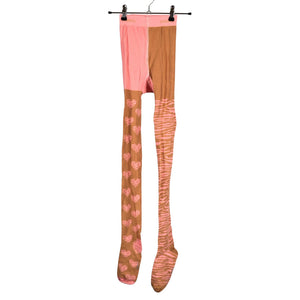 Unisex Ewers - Stockings, thick, size 134 - 140 - Light pink (1)