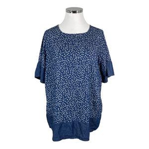 Unisex Simply Be. - Short-sleeved blouse, size 48 - Blue (1)