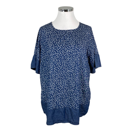 Unisex Simply Be. - Short-sleeved blouse, size 48 - Blue ()