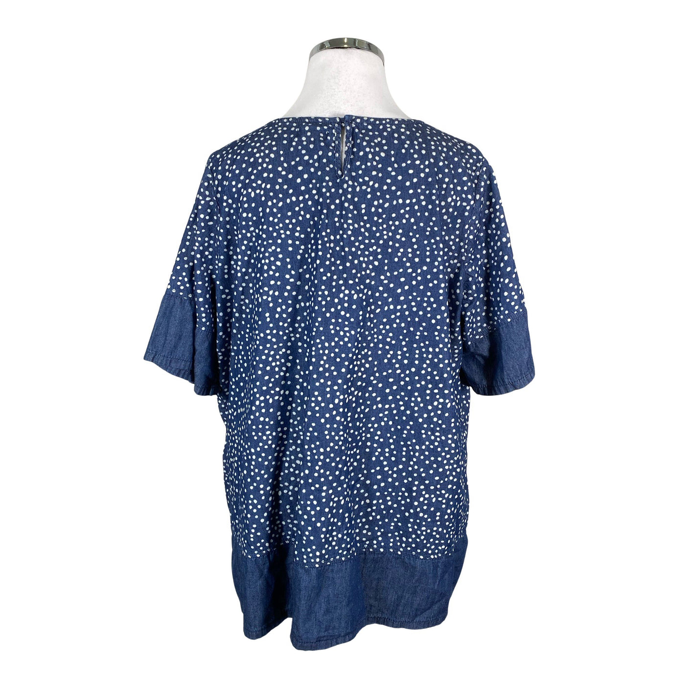 Unisex Simply Be. - Short-sleeved blouse, size 48 - Blue (2)