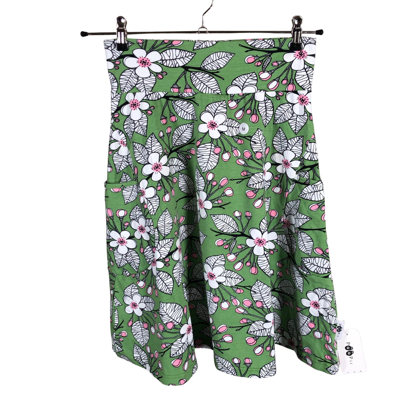 Unisex PaaPii - Tricot skirt, size 38 - Green (1)