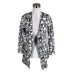 Unisex Virkkukoukkunen - Cardigan, size 32 - Black (1)