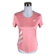 Unisex Adidas - Sports shirt, short sleeve, size 36 - Light pink ()
