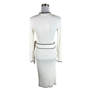 Unisex Anna Field - Knit dress, size 38 - White (2)