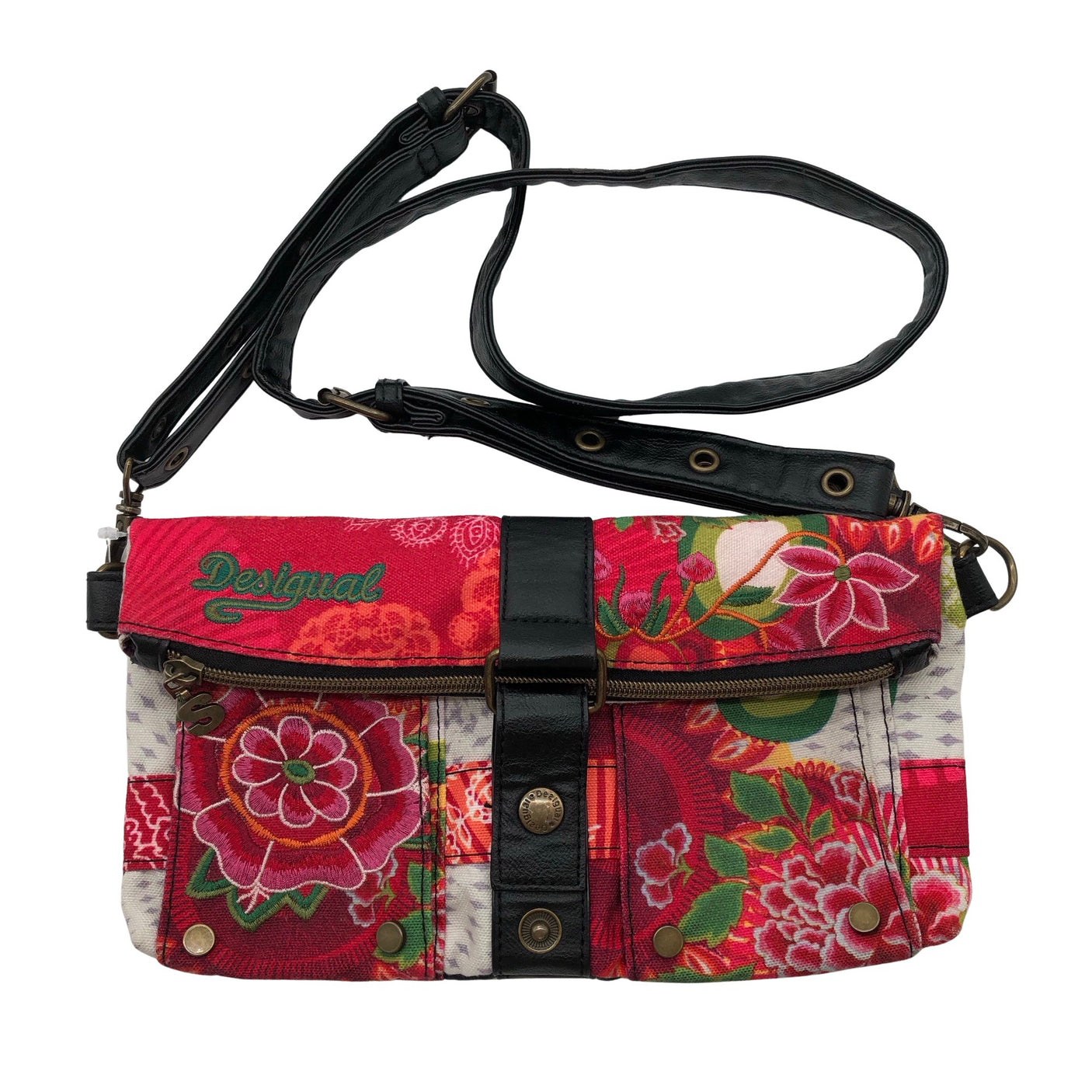 Unisex Desigual - Shoulder bag, size Midi - Pink (1)