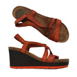 Unisex Dr. Brinkmann - Wedge sandals, size 39 - Orange ()