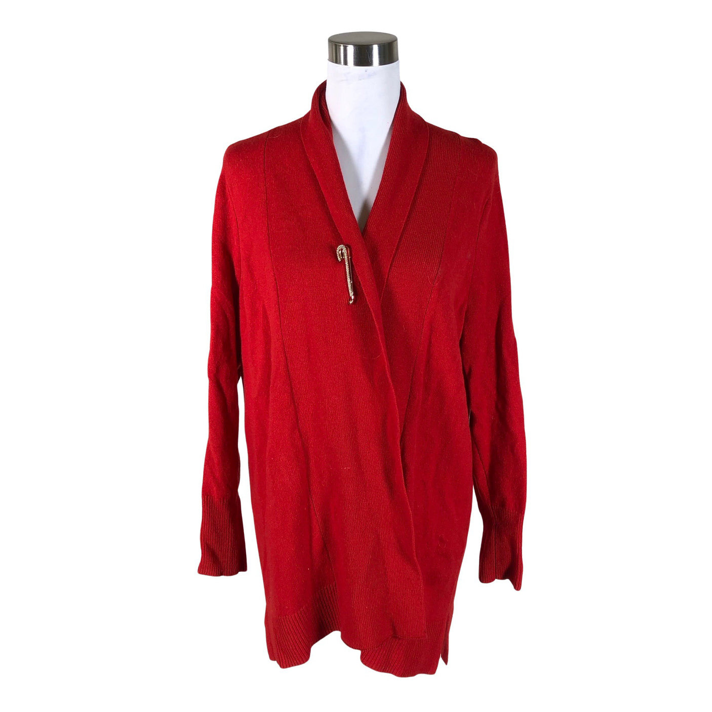 Unisex Global - Cardigan, size 40 - Red (1)