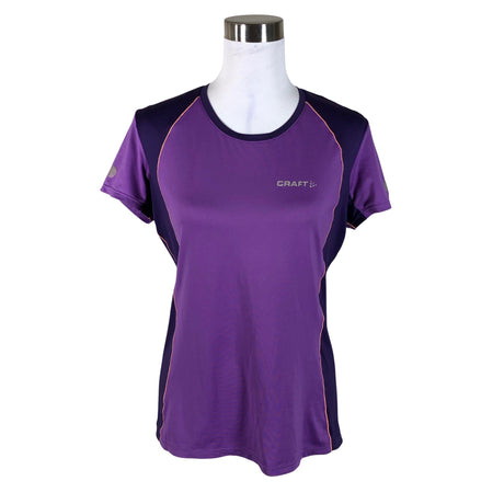 Unisex Craft - Sports shirt, short sleeve, size 38 - Violet ()