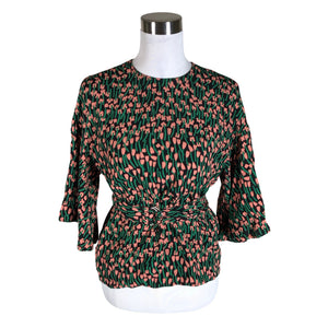 Unisex Marimekko - Short-sleeved blouse, size 36 - Black (1)