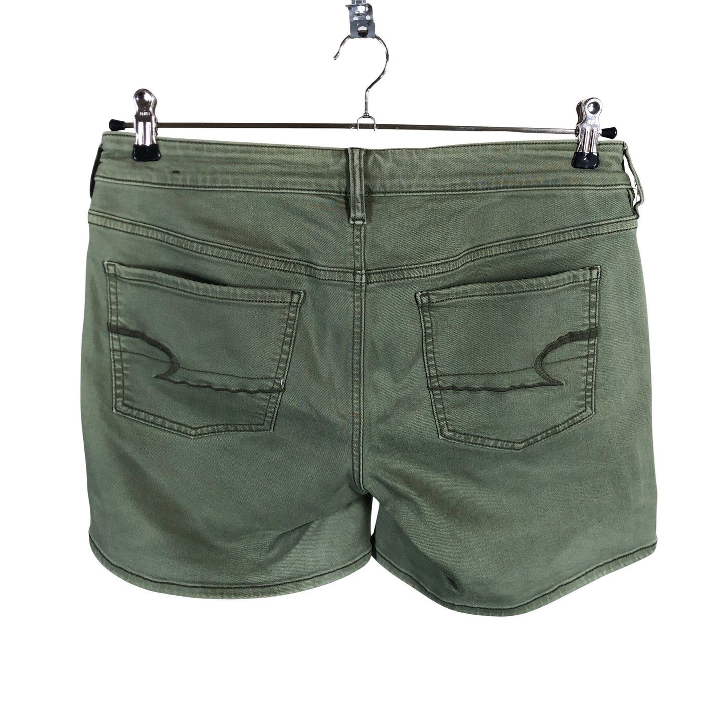Unisex American Eagle Outfitters - Denim shorts, size 38 - Green (2)