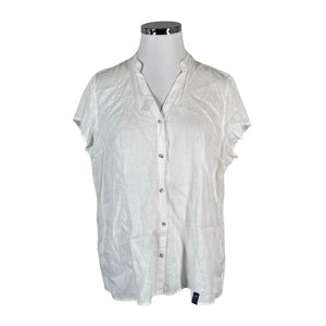 Unisex Pelle P - Short-sleeved blouse, size 42 - White (1)