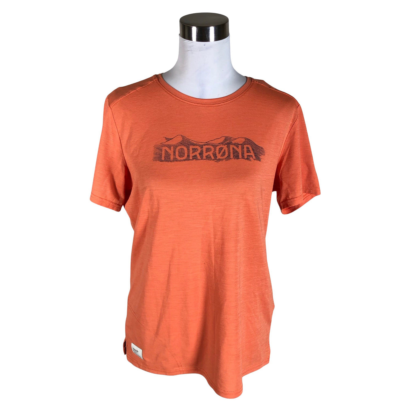 Unisex Norrøna - Sports shirt, short sleeve, size 40 - Orange (1)