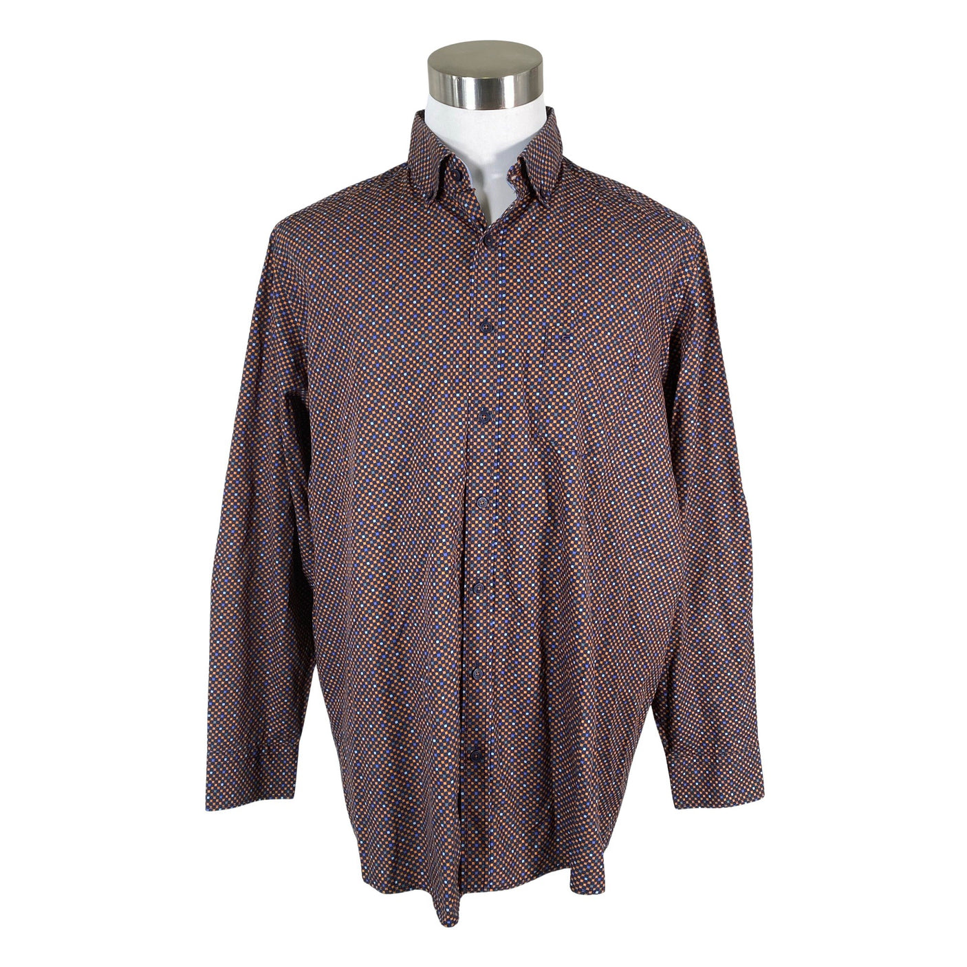 Unisex Casa Moda - Collared shirt, size XXL - Blue (1)
