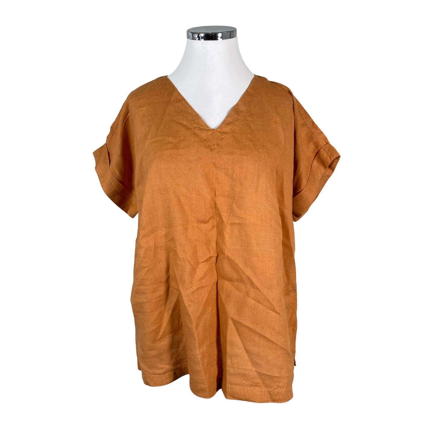 Unisex NOSH - Short-sleeved blouse, size 42 - Orange (1)