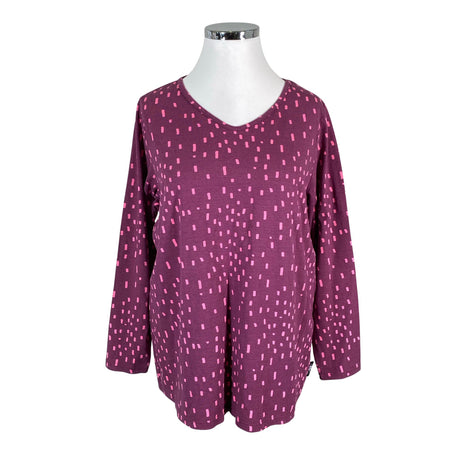 Unisex PaaPii - Tricot shirt, size 46 - Wine red ()