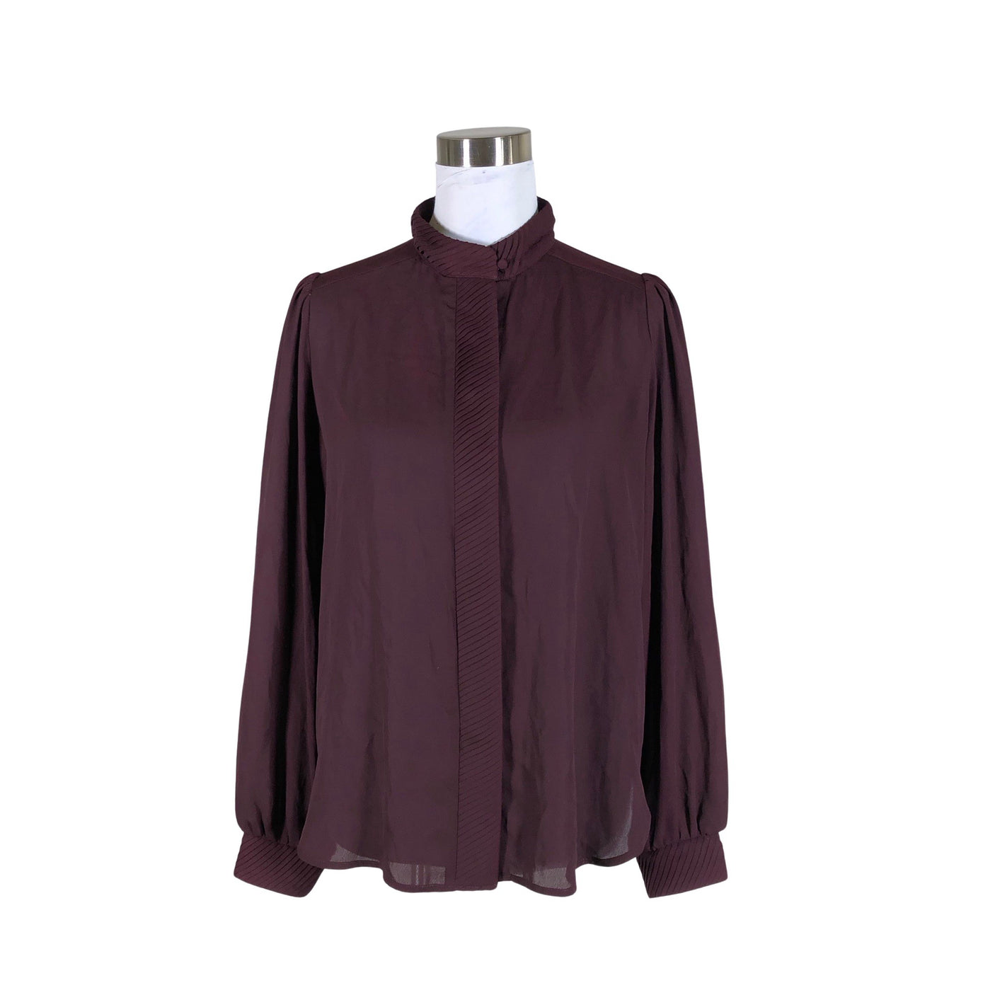 Unisex Selected - Blouse, size 38 - Wine red (1)