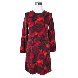 Unisex Marimekko - Schiffon dress, size 34 - Wine red (1)