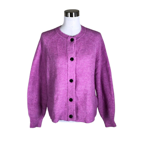 Unisex Selected - Cardigan, size 40 - Violet ()