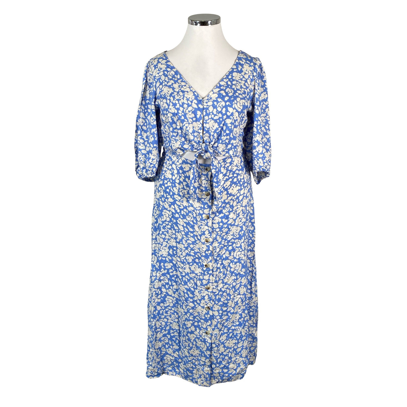 Unisex Lindex - Schiffon dress, size 44 - Green (1)