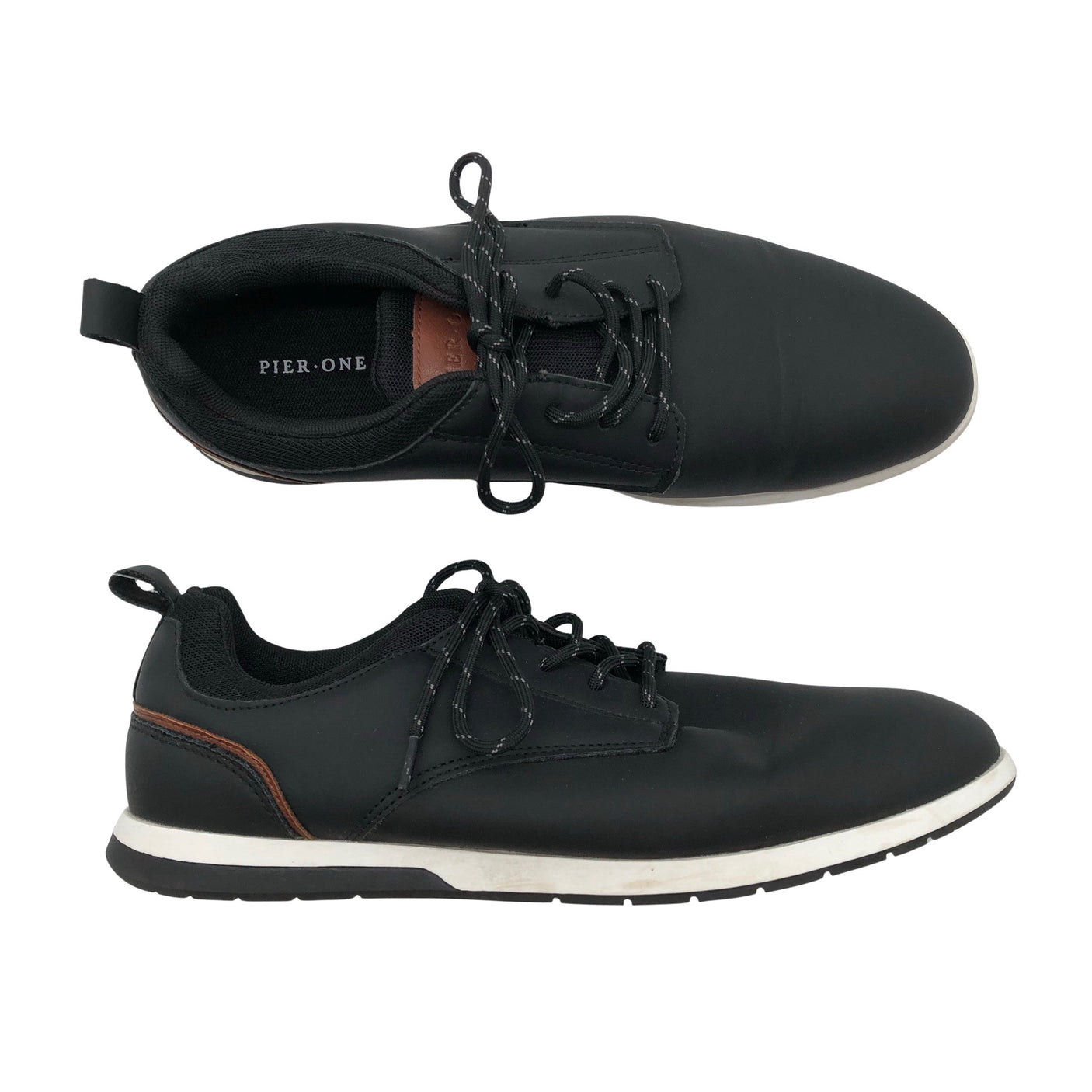Unisex Pier One - Casual sneakers, size XXS - Black (1)