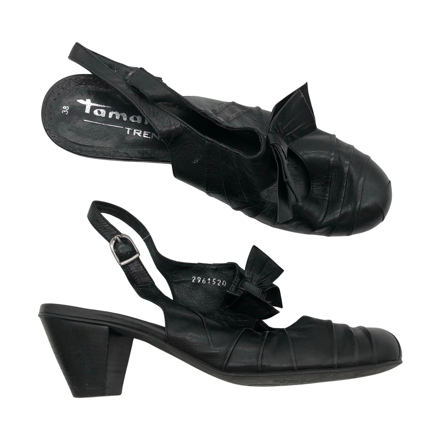 Unisex Tamaris - High heels, size 38 - Black (1)