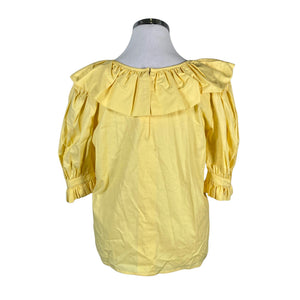 Unisex Handmade - Short-sleeved blouse, size 42 - Yellow (2)