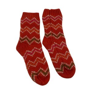 Unisex Gudrun Sjöden - Wool socks, size 40 - Orange (1)
