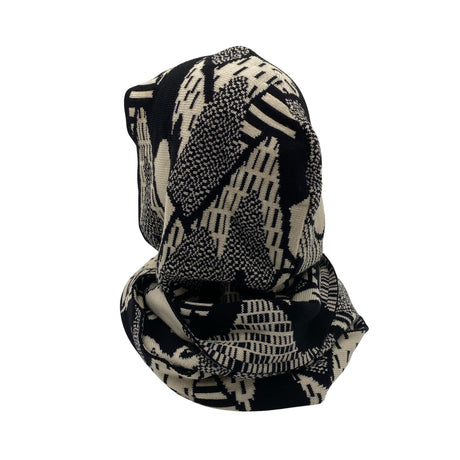 Unisex Uhana Design - Circle scarf, size Maxi - Black (2)