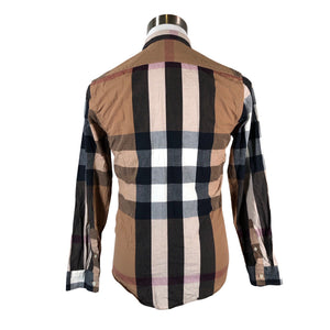 Unisex Burberry Brit - Collared shirt, size S - Brown (2)