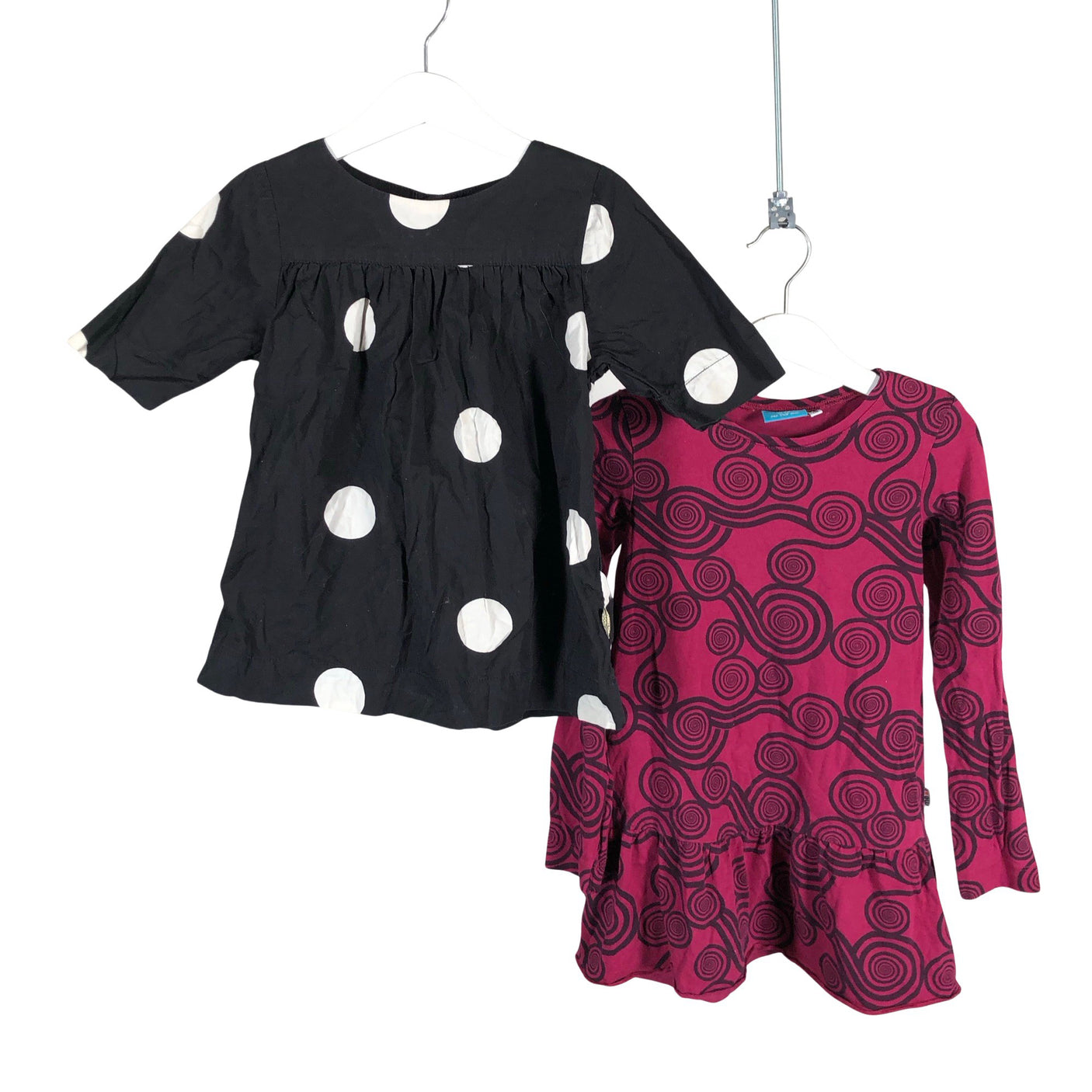 Unisex me&i - Tricot dress, size 110 - 116 - Wine red (1)