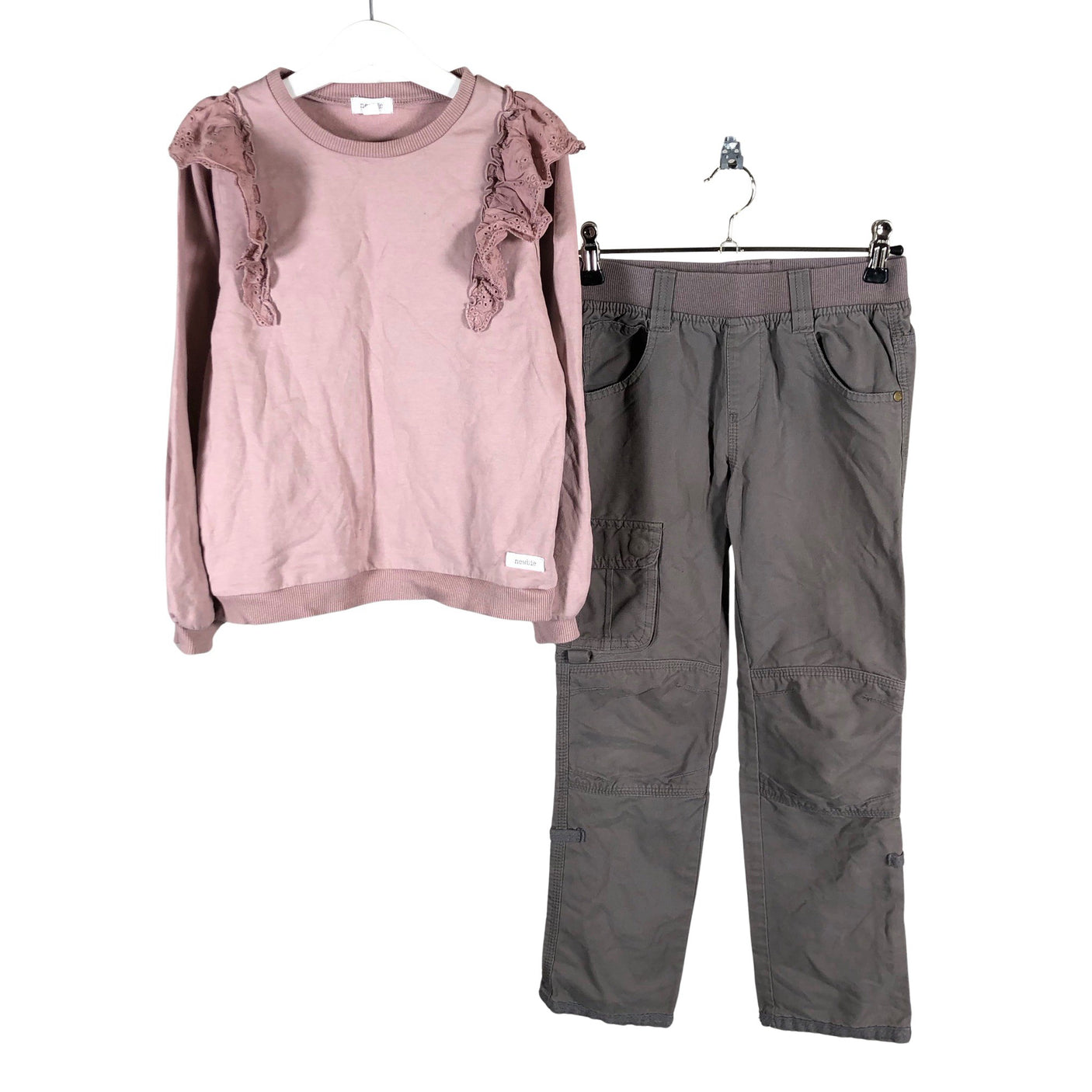 Unisex Newbie - Sweatshirt, size 122 - 128 - Light pink (1)