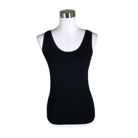 Unisex Dilling - Tricot tank top, size 40 - Black ()