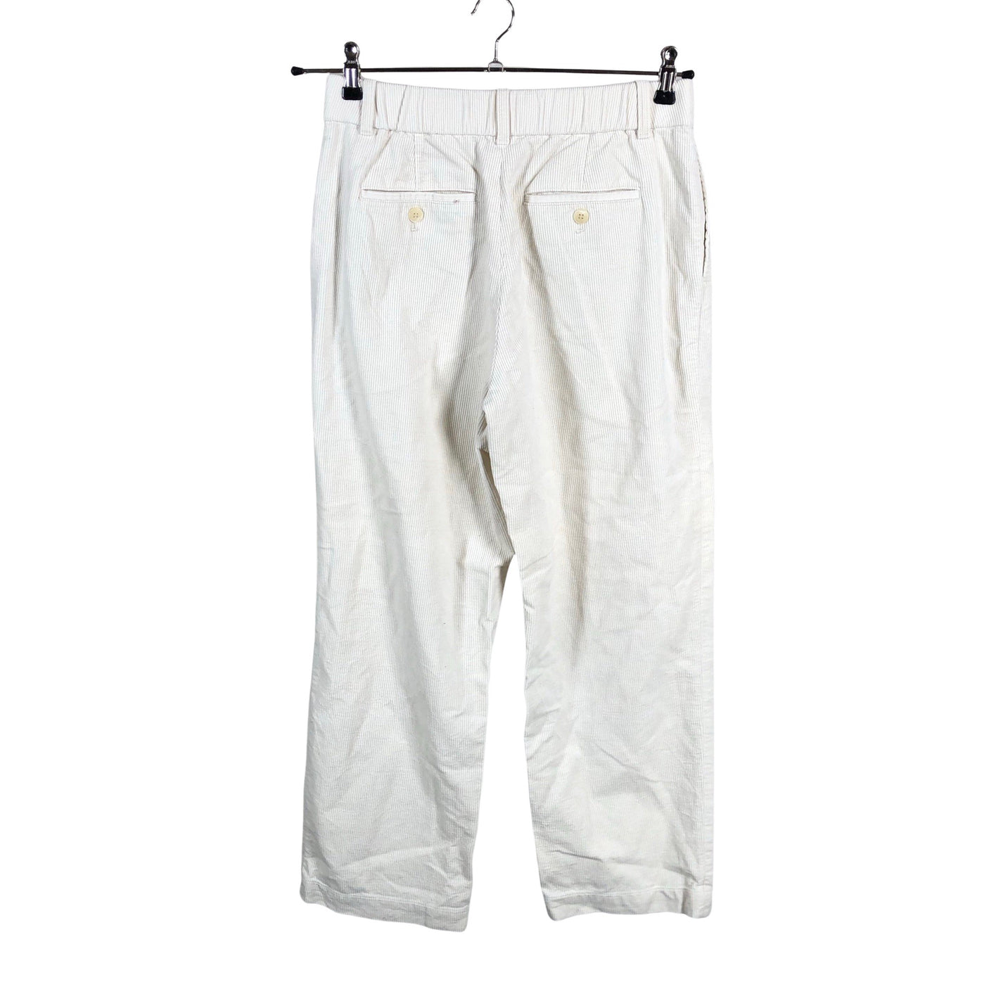 Unisex Uniqlo - Velvet pants, size 36 - Natural white (2)