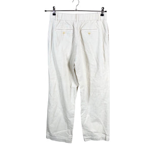 Unisex Uniqlo - Velvet pants, size 36 - Natural white (2)
