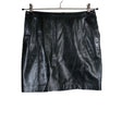 Unisex Massimo Dutti - Leather skirt, size 38 - Black ()