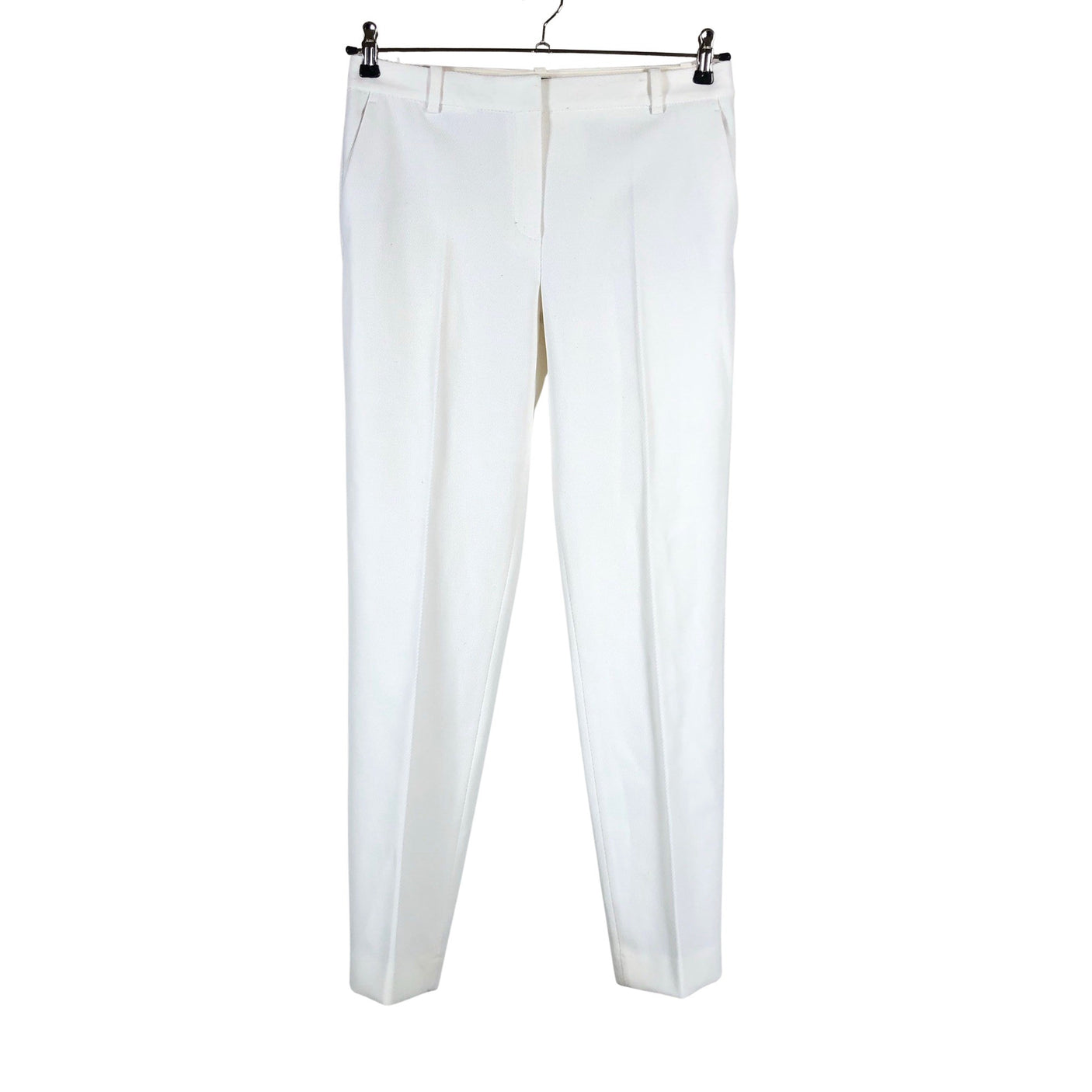 Unisex Massimo Dutti - Straight leg trousers, size 38 - Natural white (1)