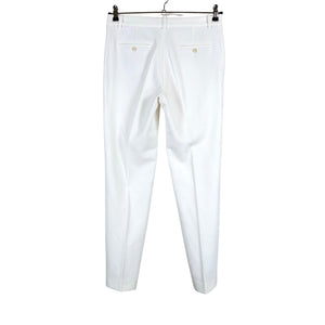 Unisex Massimo Dutti - Straight leg trousers, size 38 - Natural white (2)