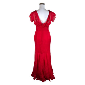 Unisex Purificación García - Party dress, size 38 - Red (2)