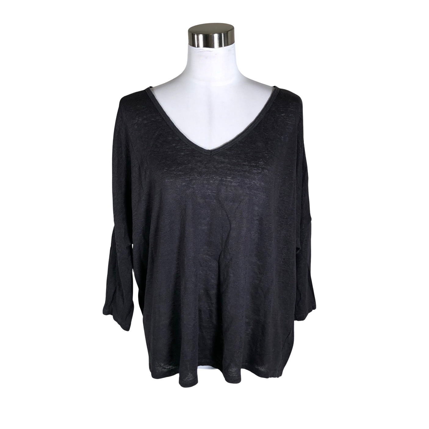 Unisex Massimo Dutti - Tricot shirt, size 36 - Gray (1)