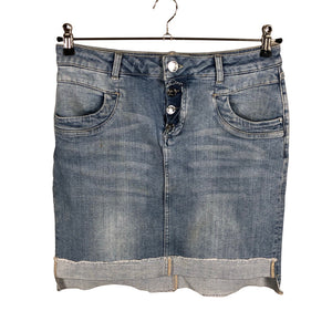 Unisex Mos Mosh - Denim skirt, size W30 - Gray (1)