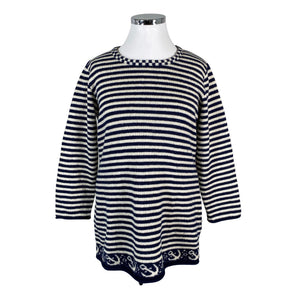 Unisex Villa Sillat - Knit tunic, size 42 - Blue (1)