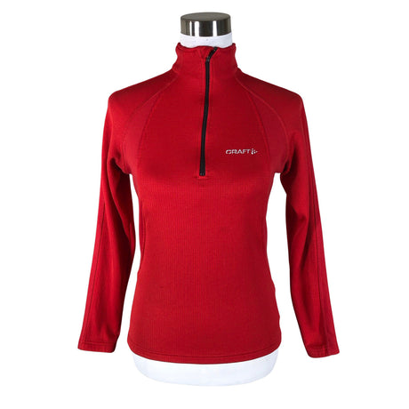 Unisex Craft - Sports shirt, long sleeve, size 36 - Red ()