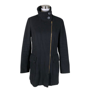 Unisex MasCara - Wool coat, size 40 - Black (1)