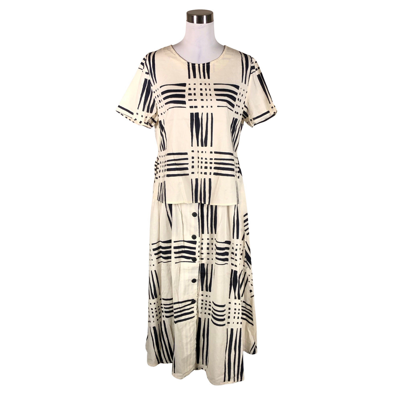 Unisex Marimekko - Fabric skirt, size 38 - Natural white (1)